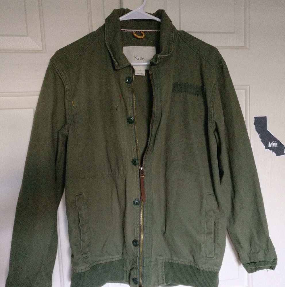 Koto Green Military Jacket.